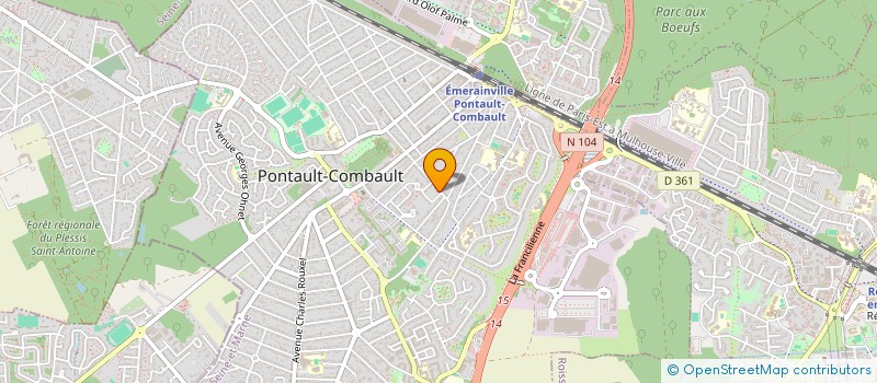 localisation de l'entreprise AMT-TIAB  PONTAULT-COMBAULT