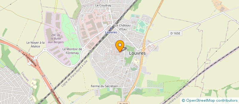 localisation de l'entreprise AMT TRADING  LOUVRES