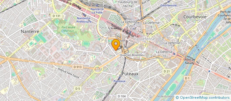 localisation de l'entreprise AMTALYS à PUTEAUX