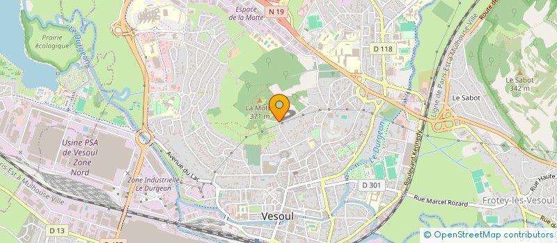 localisation de l'entreprise AMTAX à VESOUL
