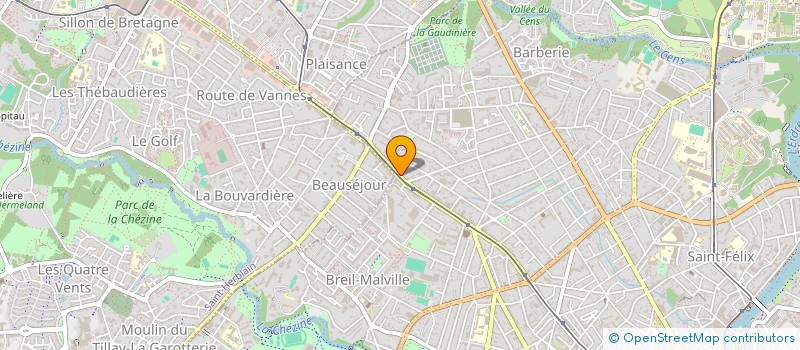 localisation de l'entreprise AMTB à NANTES