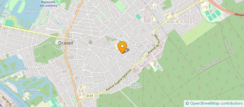 localisation de l'entreprise AMTB MIROITERIE à DRAVEIL