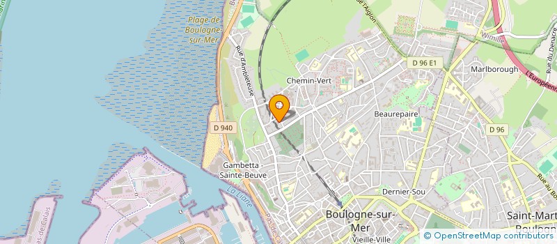 localisation de l'entreprise AMTC  BOULOGNE-SUR-MER