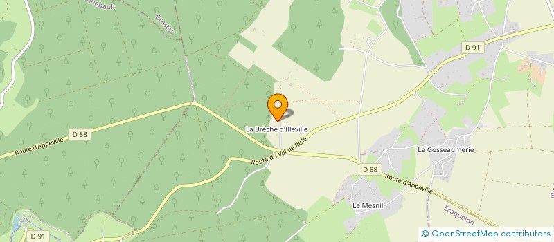 localisation de l'entreprise AMTD  ILLEVILLE-SUR-MONTFORT