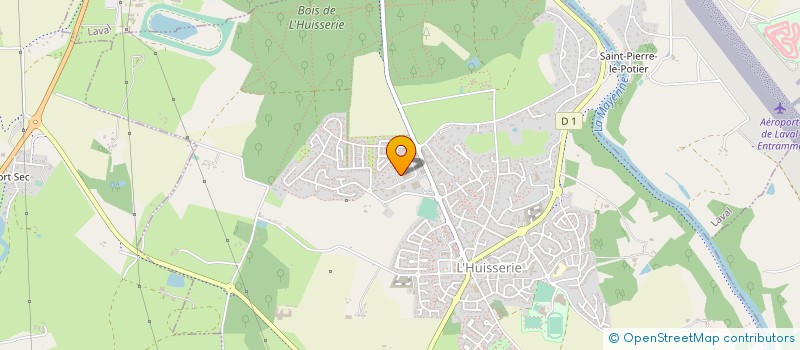 localisation de l'entreprise AMTEC à L'HUISSERIE