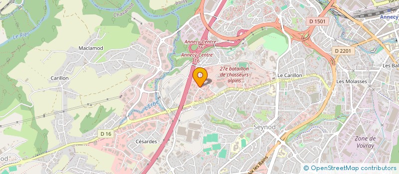 localisation de l'entreprise AMTEC  ANNECY