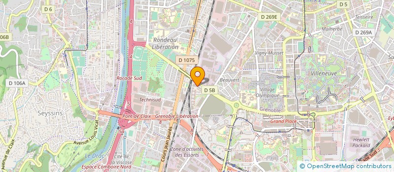 localisation de l'entreprise AMTEC FRANCE  GRENOBLE