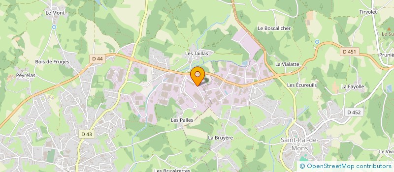 localisation de l'entreprise AMTHEL à SAINTE-SIGOLENE