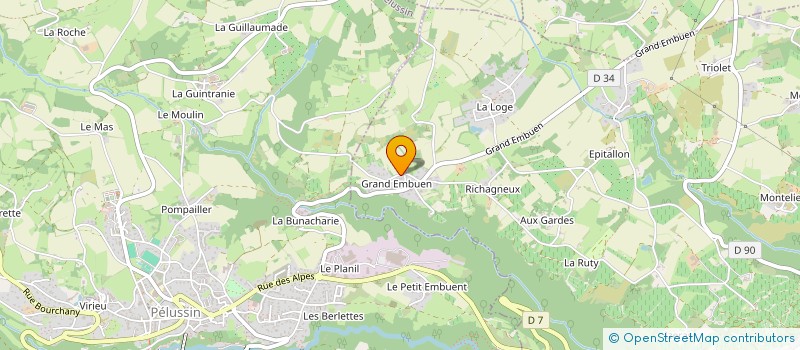 localisation de l'entreprise AMTHEMA 2  CHAVANAY