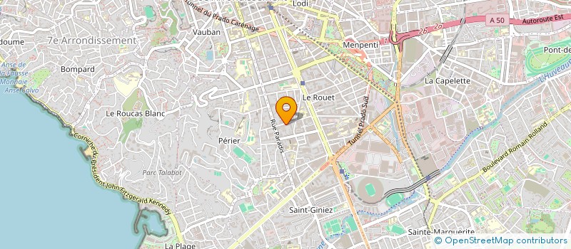 localisation de l'entreprise AMTHYA à MARSEILLE