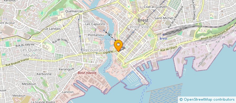 localisation de l'entreprise AMTL IMMO à BREST