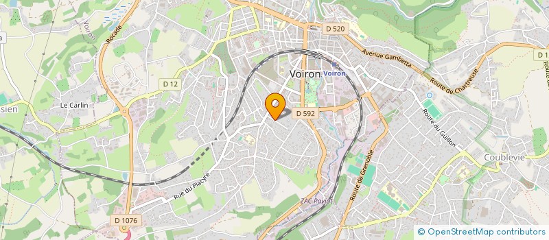 localisation de l'entreprise AMTLJ GROUPE  VOIRON