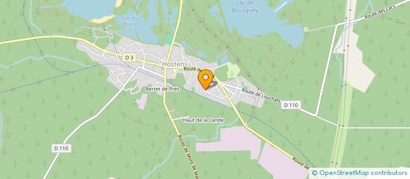 localisation de l'entreprise AMTP à HOSTENS
