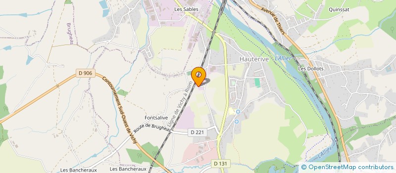 localisation de l'entreprise AMTP à HAUTERIVE