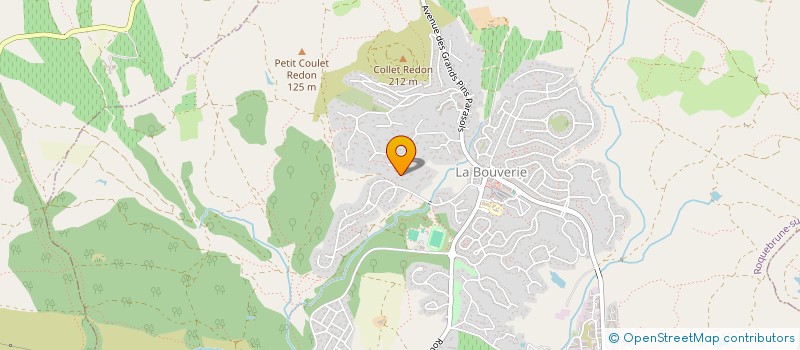 localisation de l'entreprise AMTRELEC à ROQUEBRUNE-SUR-ARGENS