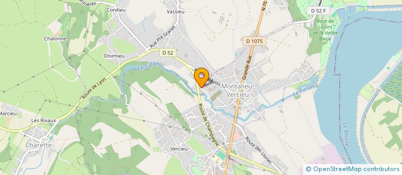 localisation de l'entreprise AMTS 38  MONTALIEU-VERCIEU