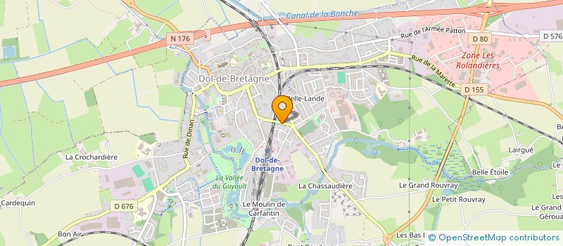 localisation de l'entreprise AMTS à DOL-DE-BRETAGNE