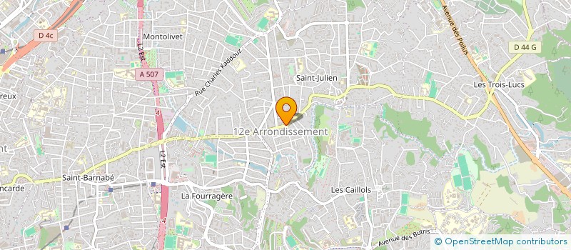 localisation de l'entreprise AMTS NEGOCE à MARSEILLE