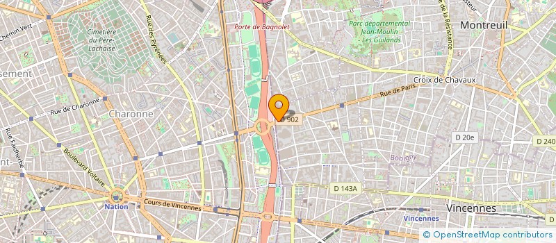 localisation de l'entreprise AMTURX à MONTREUIL