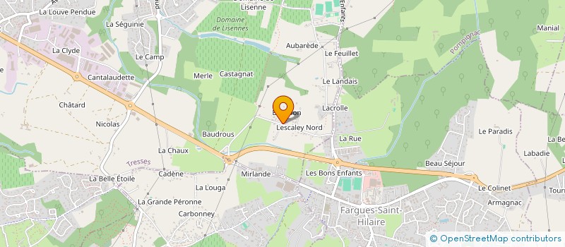 localisation de l'entreprise AMTV  TRESSES