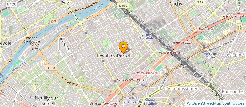 localisation de l'entreprise AMTWI à LEVALLOIS-PERRET