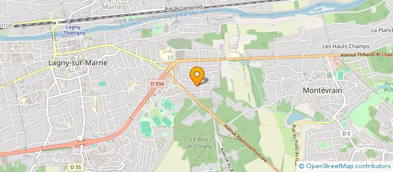 localisation de l'entreprise AMTY CONSULTING  LAGNY-SUR-MARNE