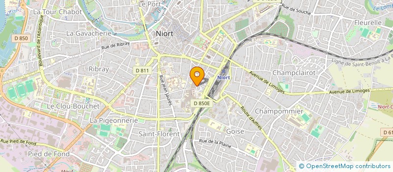 localisation de l'entreprise AMU79 - ASSOCIATION DES MEDECINS URGENTISTES DE NIORT à NIORT