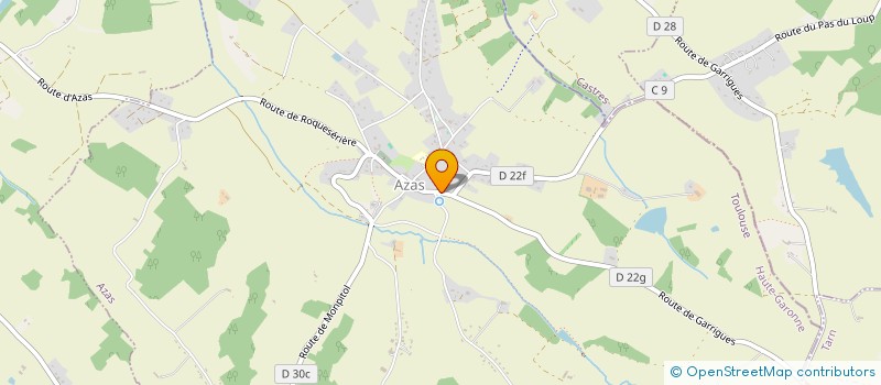 localisation de l'entreprise AMULINE  AZAS