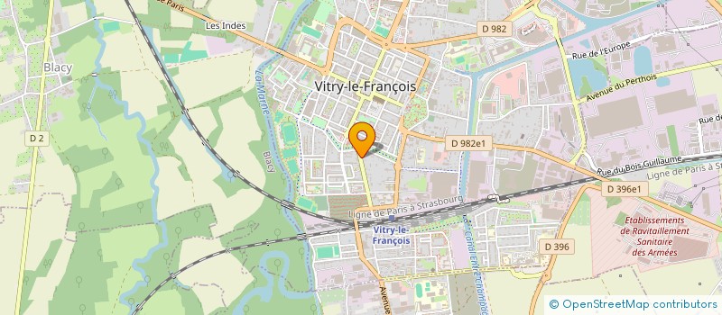 localisation de l'entreprise AMULIS  VITRY-LE-FRANCOIS