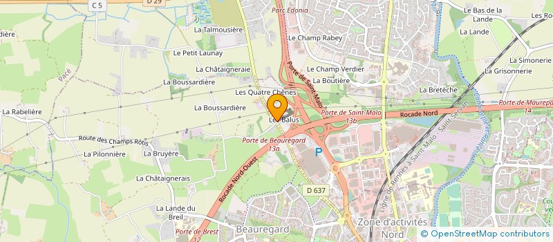 localisation de l'entreprise AMURE AUDIT  RENNES