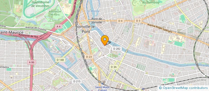 localisation de l'entreprise AMUREDDA à SAINT-MAUR-DES-FOSSES