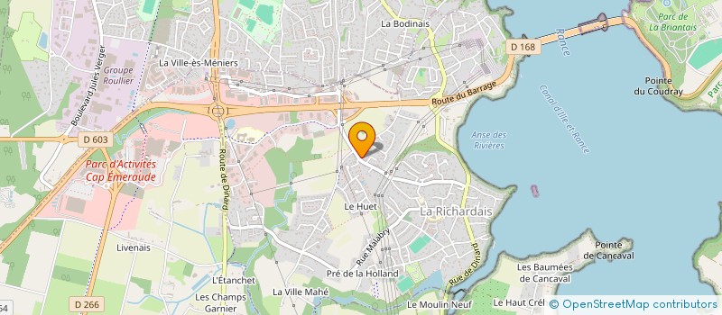 localisation de l'entreprise AMURESTATE  LA RICHARDAIS