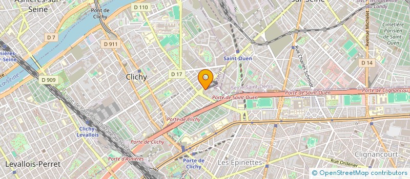 localisation de l'entreprise AMUSOIRE à CLICHY