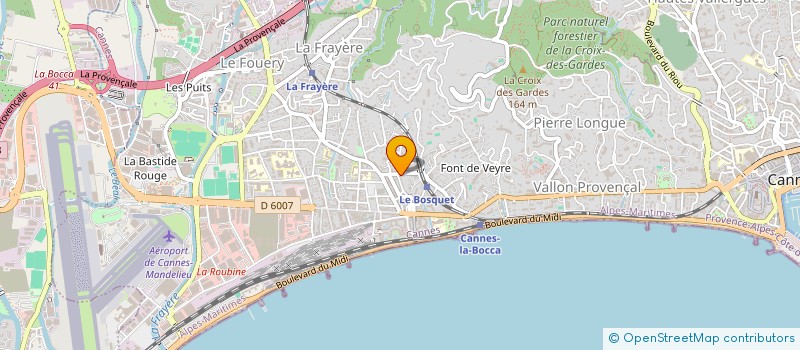 localisation de l'entreprise AMUSONS NOUS A TOUT AGE à CANNES