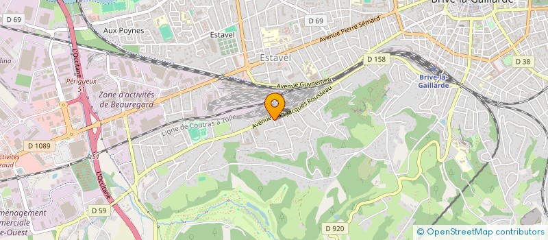 localisation de l'entreprise AMUZ  BRIVE-LA-GAILLARDE