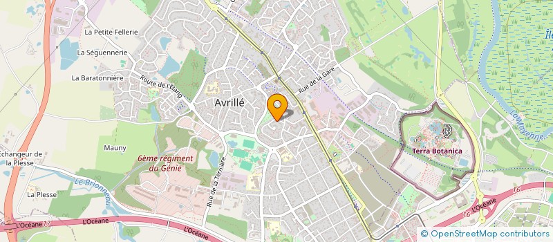 localisation de l'entreprise AMUZIZ D'ART  AVRILLE