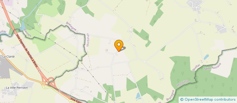 localisation de l'entreprise AMV 1  NIVILLAC