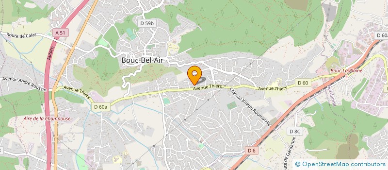 localisation de l'entreprise AMV à BOUC-BEL-AIR