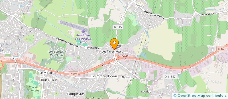 localisation de l'entreprise AMV  YVRAC