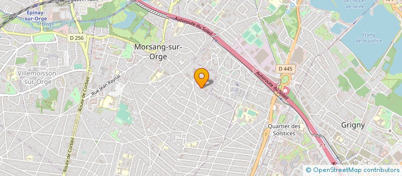 localisation de l'entreprise AMV  MORSANG-SUR-ORGE