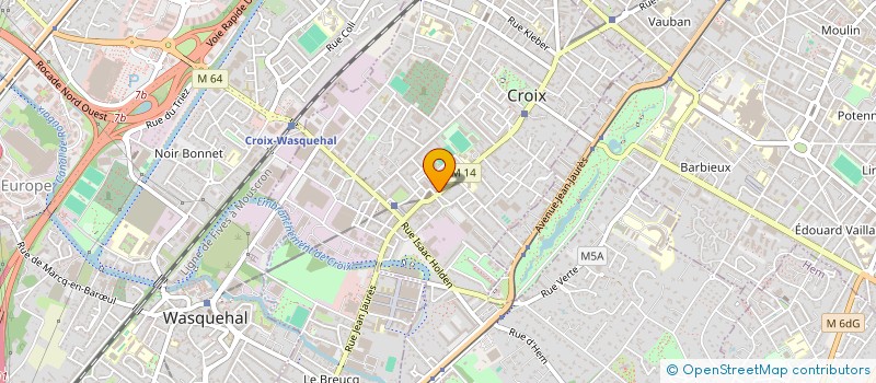 localisation de l'entreprise AMV  CROIX