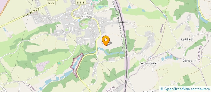 localisation de l'entreprise AMV  DIEMOZ