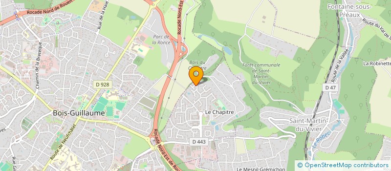 localisation de l'entreprise AMV  BIHOREL