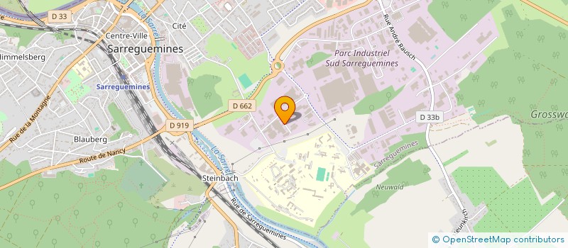 localisation de l'entreprise AMV CONSEILS à SARREGUEMINES