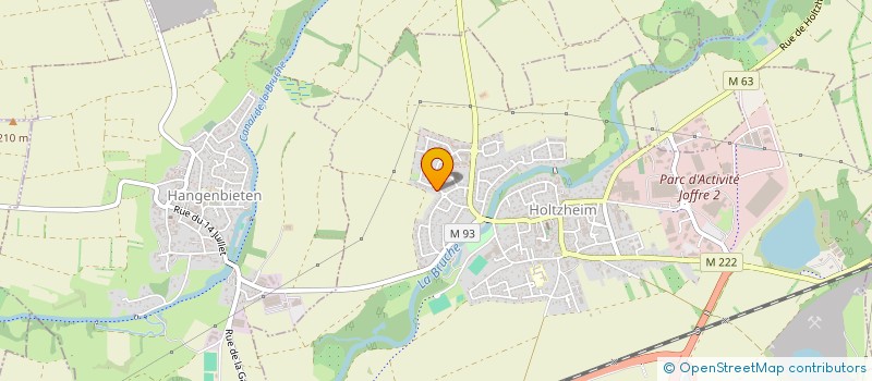 localisation de l'entreprise AMV ET MARTY  HOLTZHEIM