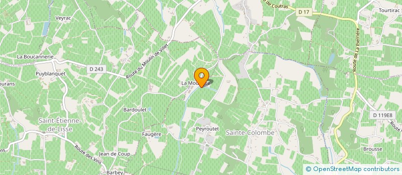 localisation de l'entreprise AMV GALINEAU  SAINTE-COLOMBE