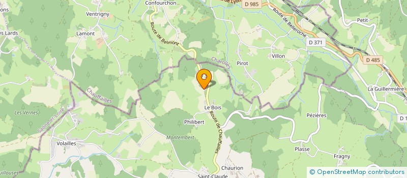 localisation de l'entreprise AMV SECRETARIAT  BELMONT-DE-LA-LOIRE