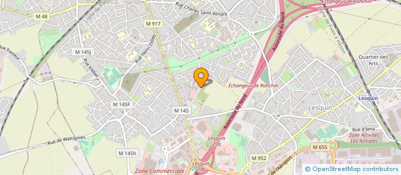 localisation de l'entreprise AMVA ORHESES à LESQUIN