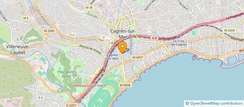 localisation de l'entreprise AMVAHU 2 à CAGNES-SUR-MER