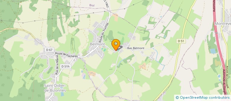 localisation de l'entreprise AMVERGURE  BELMONT